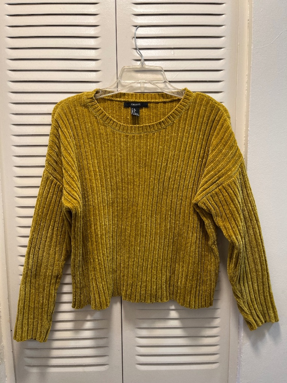 Mustard Yellow Cropped Sweater